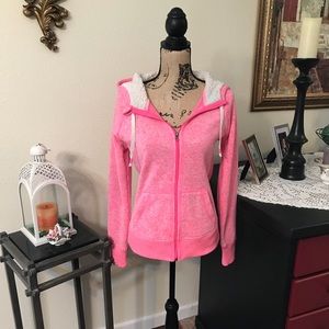 Very Soft and Warm Pink/White Jacket